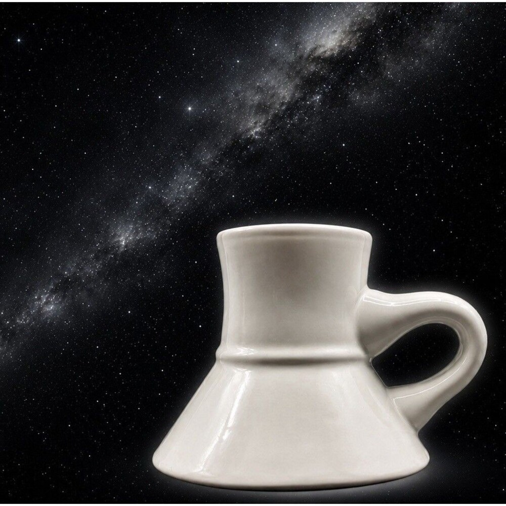 Star Trek DS9 Raktajino Mug Quarks Bar Replimat Replica Taiwan Cup SciFI Vintage
